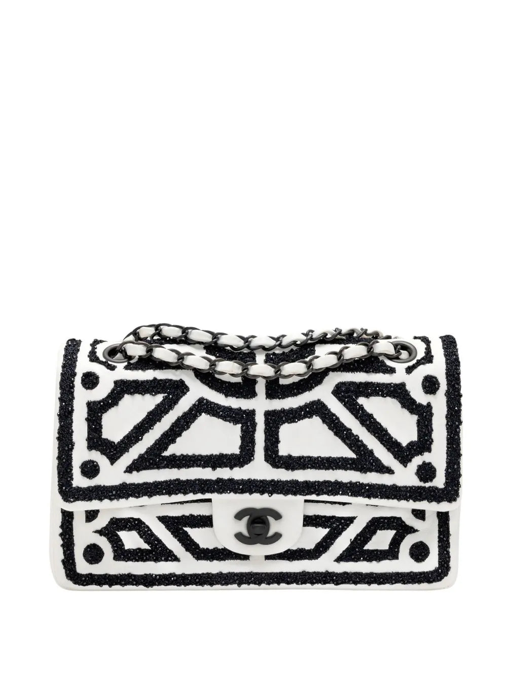 Chanel Pre Owned 2011 Medium Garden Of Versailles Double Flap Shoulder Bag