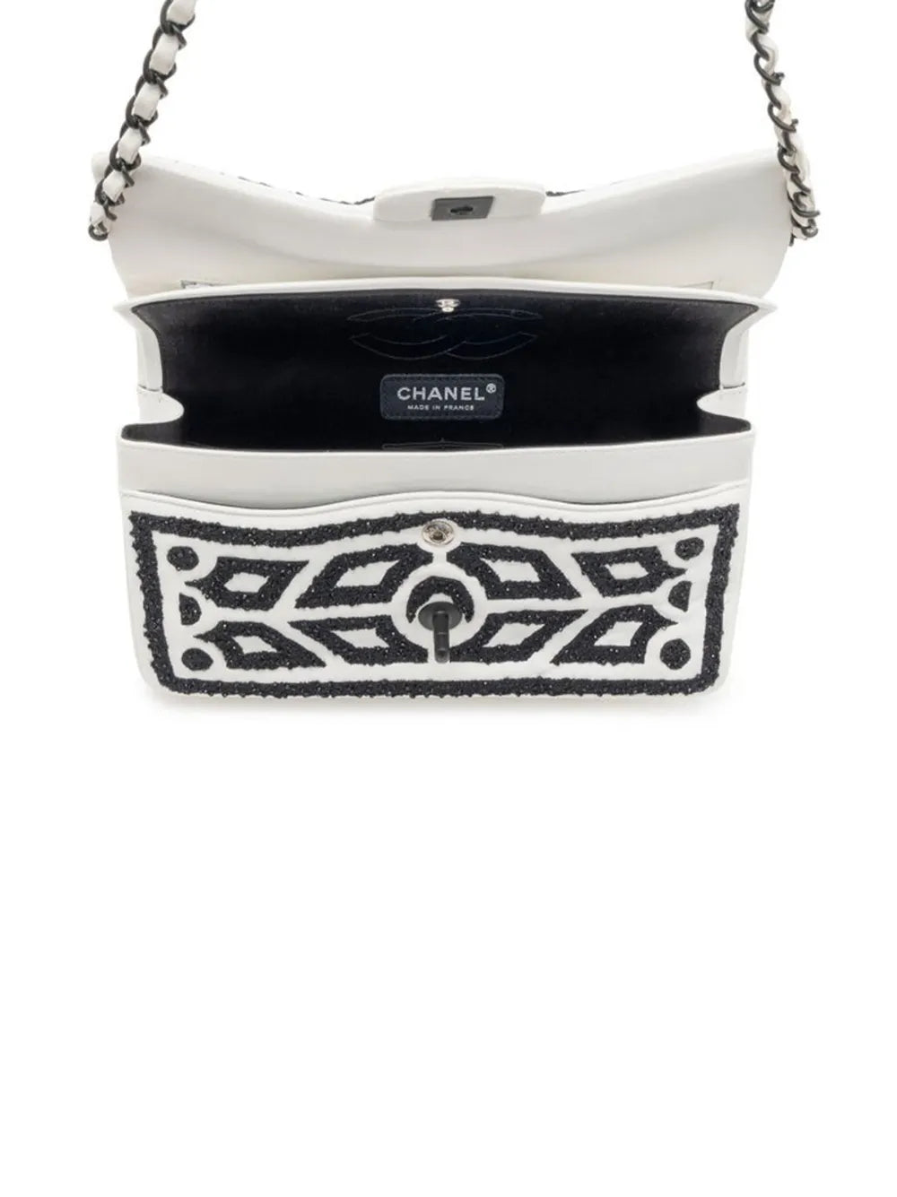 Chanel Pre Owned 2011 Medium Garden Of Versailles Double Flap Shoulder Bag