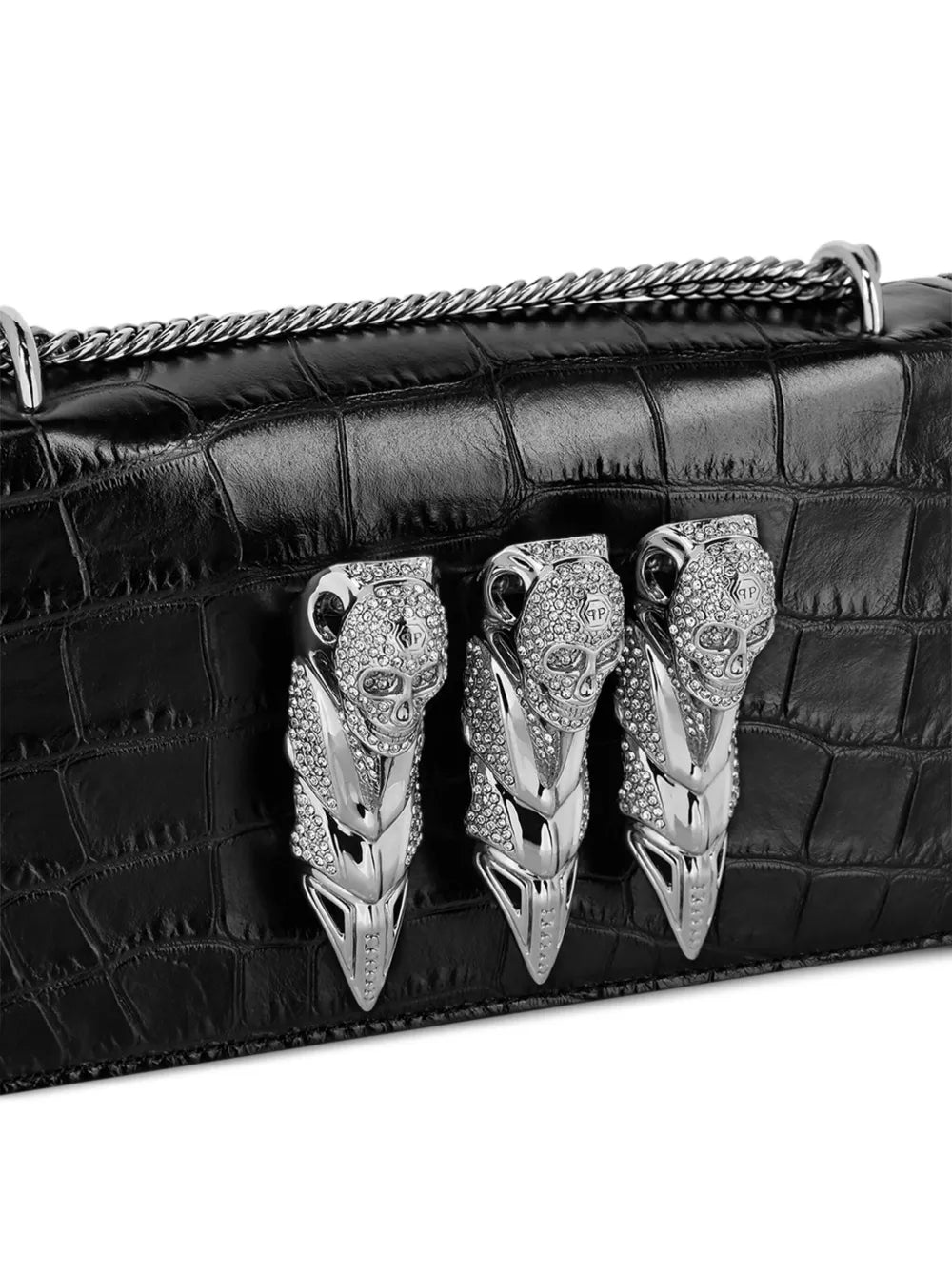 Philipp Plein Small Skull Applique Shoulder Bag