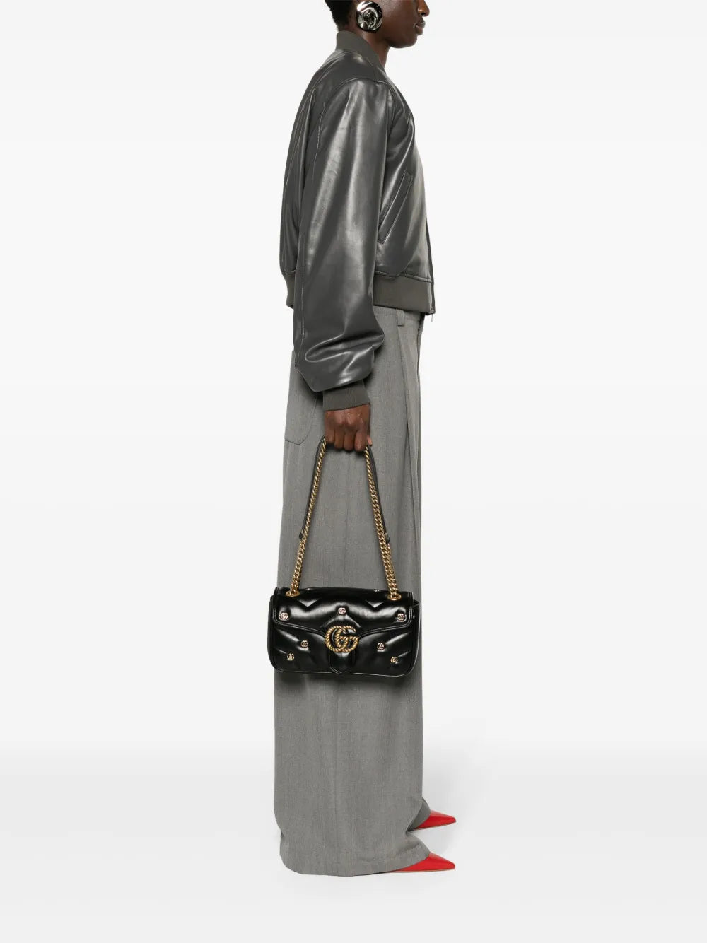 Gucci Small Gg Marmont Shoulder Bag