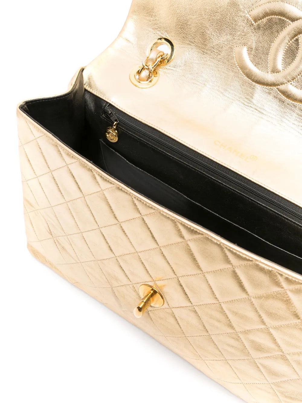 Chanel Pre Owned 1991 Jumbo Classic Flap Shoulder Bag
