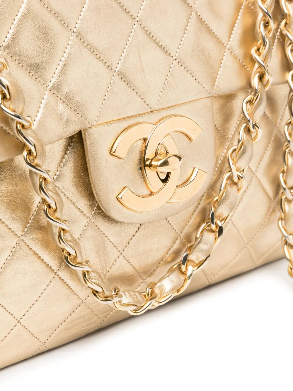 Chanel Pre Owned 1991 Jumbo Classic Flap Shoulder Bag