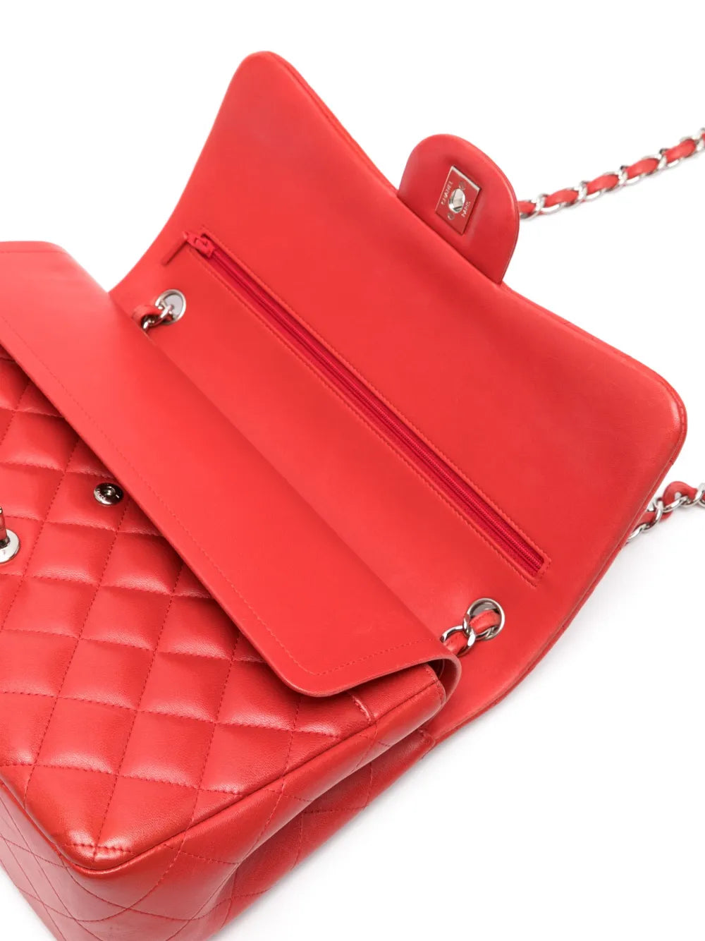 Chanel Pre Owned 2013 2014 Double Flap Jumbo Shoulder Bag