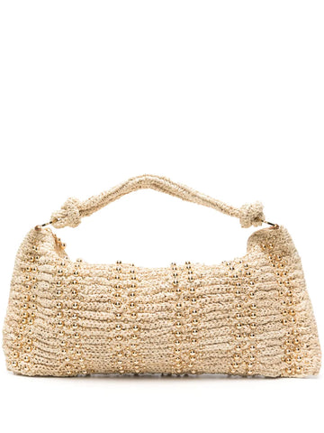 Cult Gaia Hera Raffia Shoulder Bag