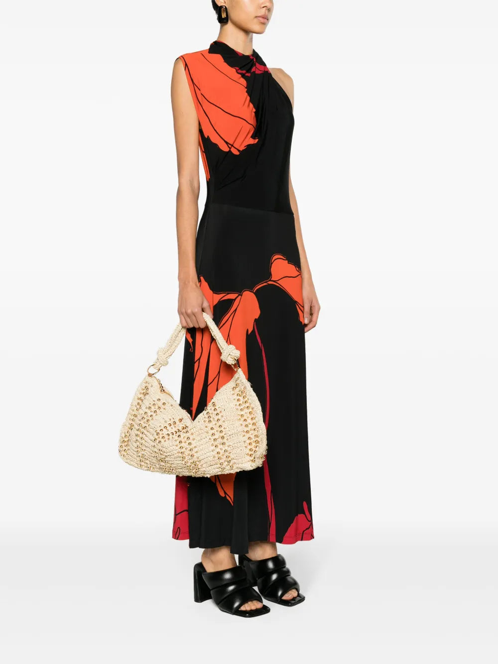 Cult Gaia Hera Raffia Shoulder Bag