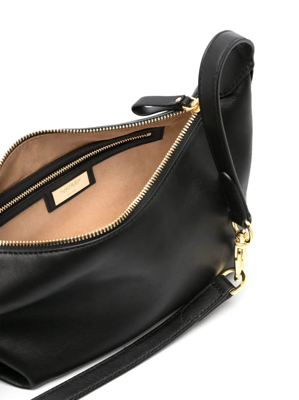 Lauren Ralph Lauren Small Kassie Leather Shoulder Bag