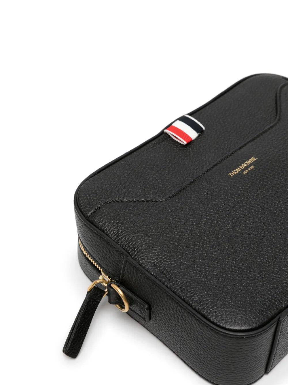 Thom Browne 4 Bar Patch Leather Camera Bag