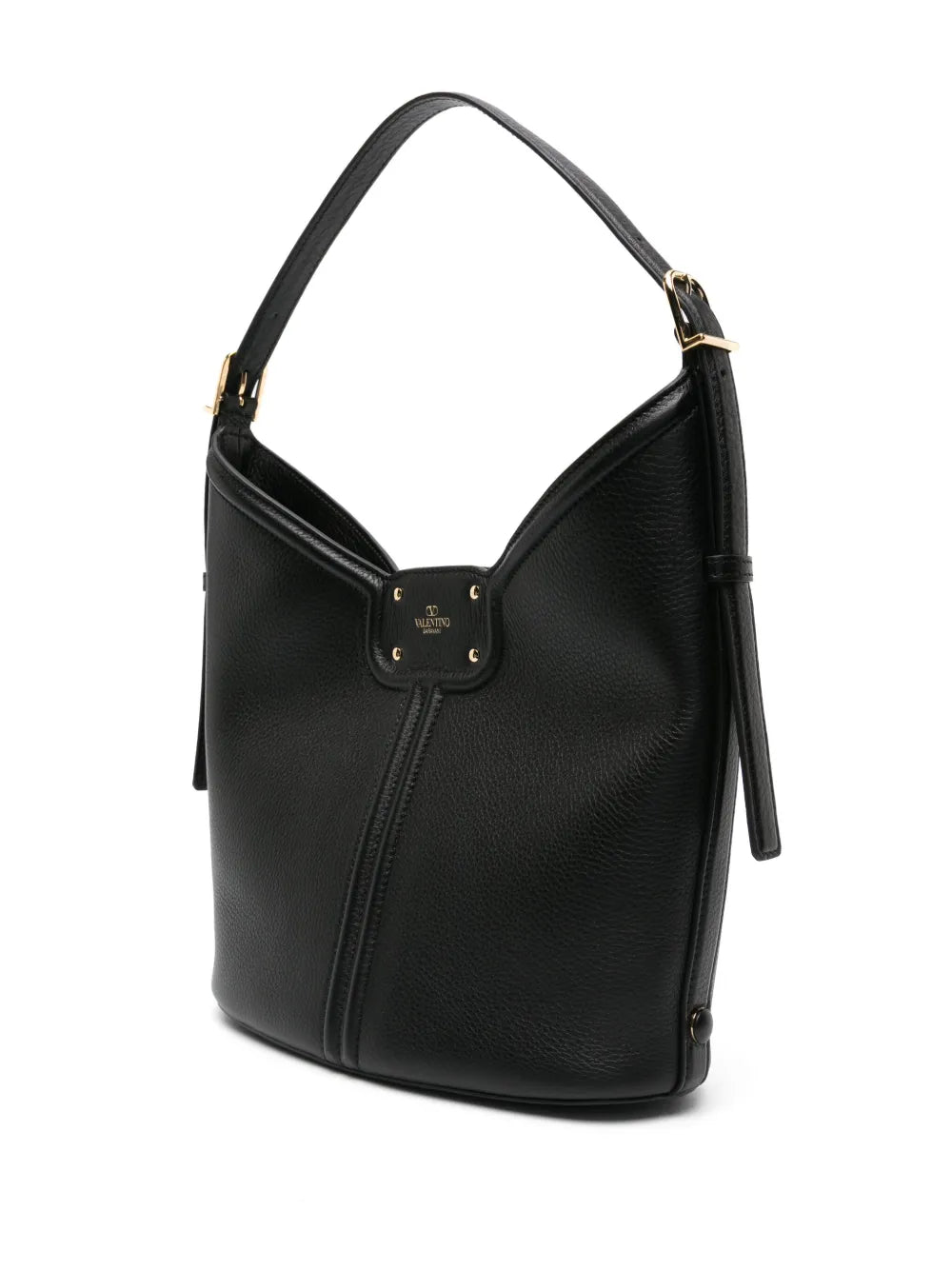 Valentino Garavani Vlogo Leather Shoulder Bag