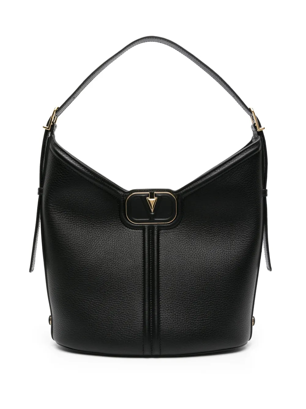 Valentino Garavani Vlogo Leather Shoulder Bag