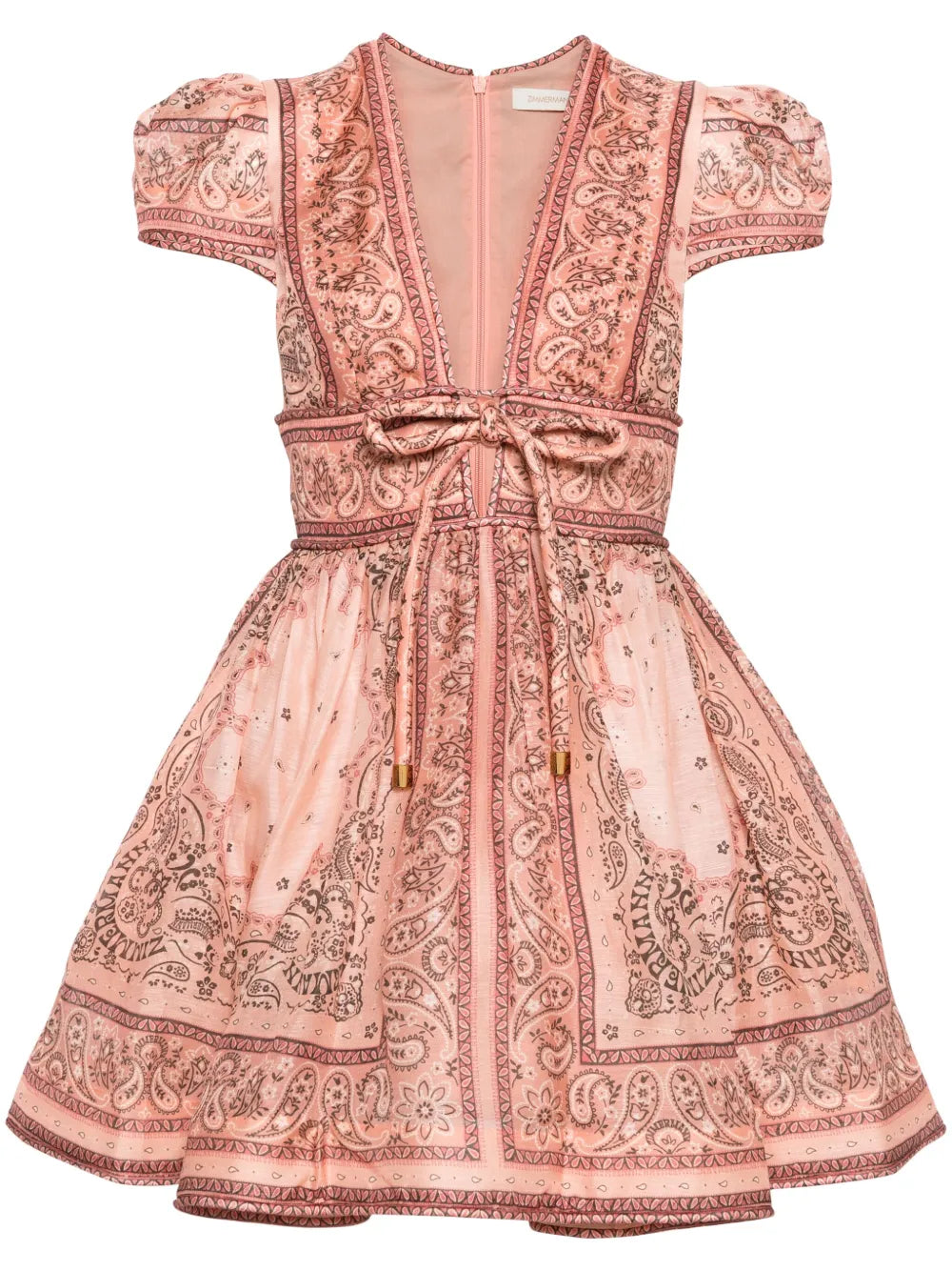 Zimmermann Matchmaker Bandana Print Minidress