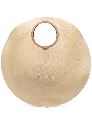 Cult Gaia Amun Raffia Shoulder Bag