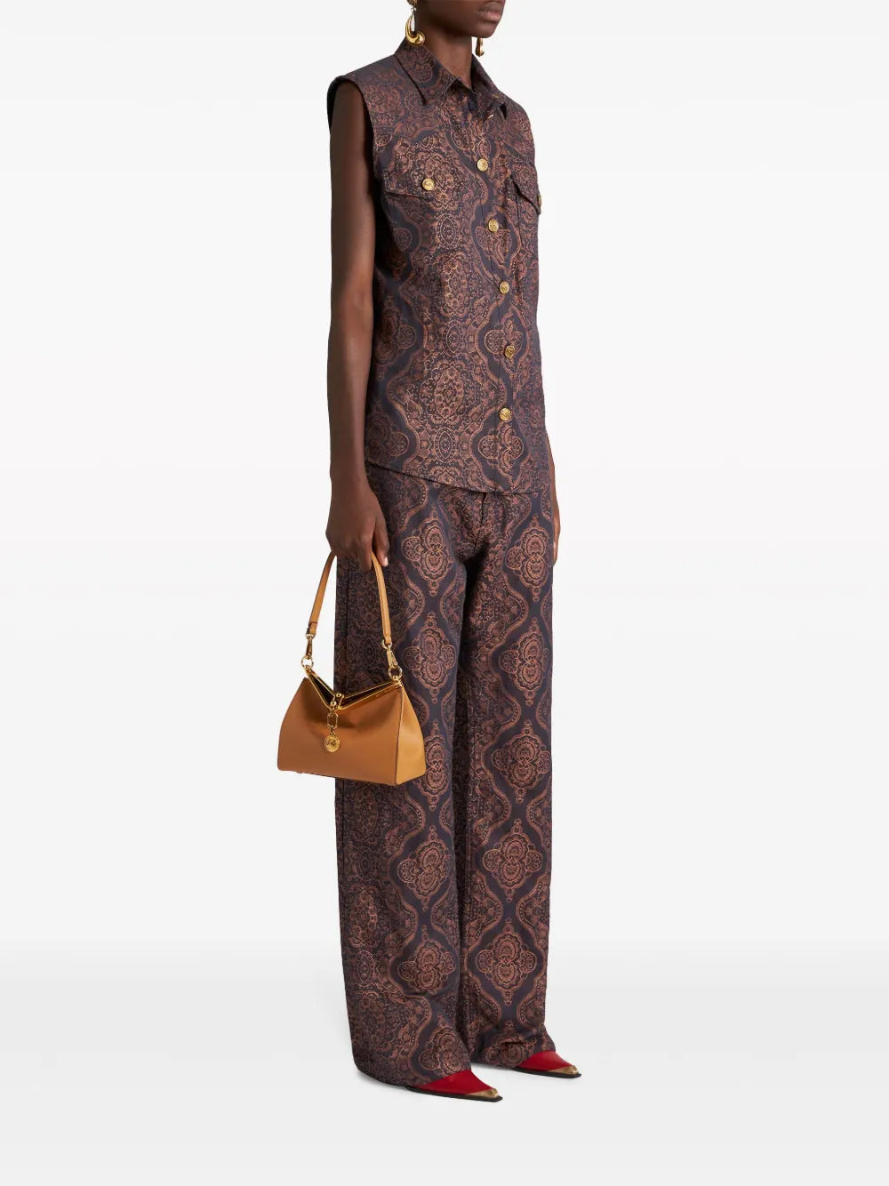 Etro Small Vela Shoulder Bag