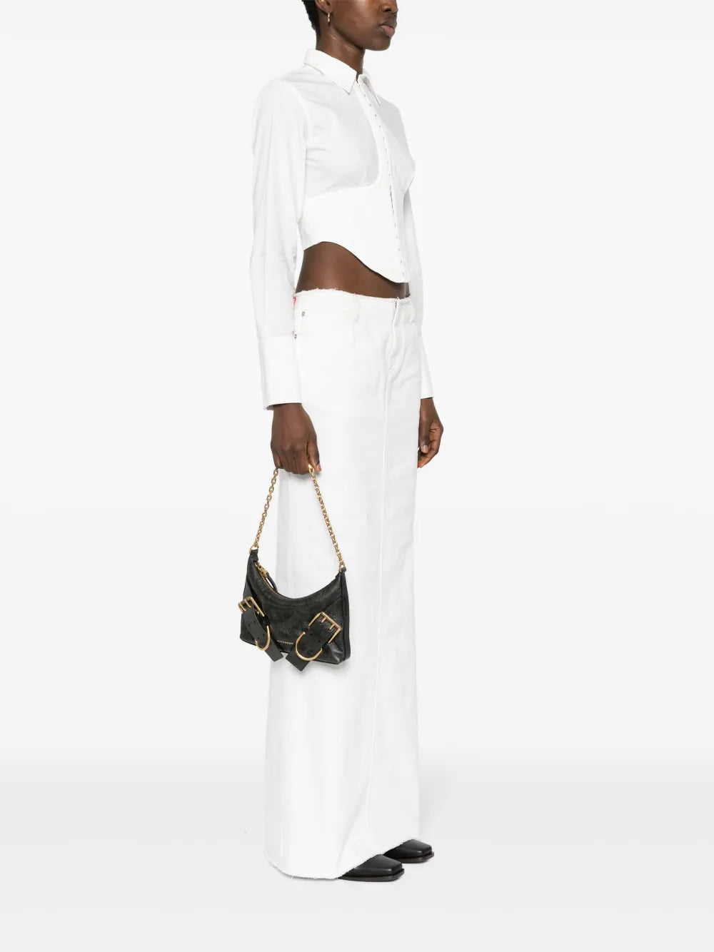 Givenchy Voyou Boyfriend Leather Shoulder Bag