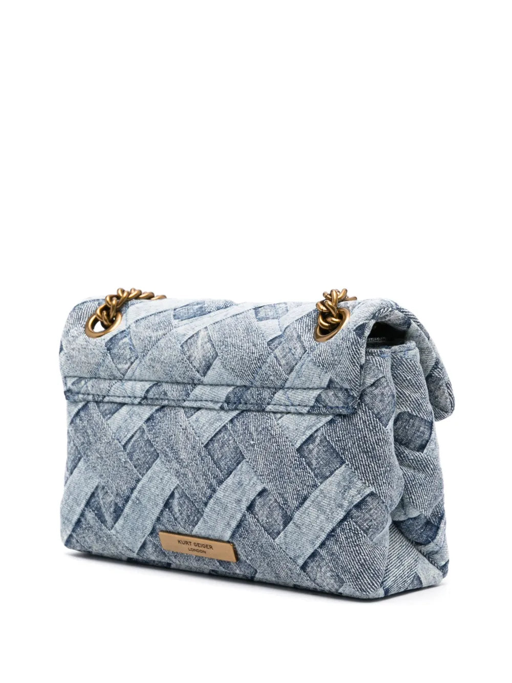 Kurt Geiger London Small Kensington Denim Bag