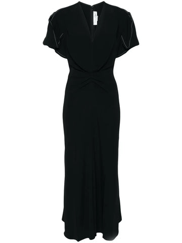 Victoria Beckham Gathered Detail Dress