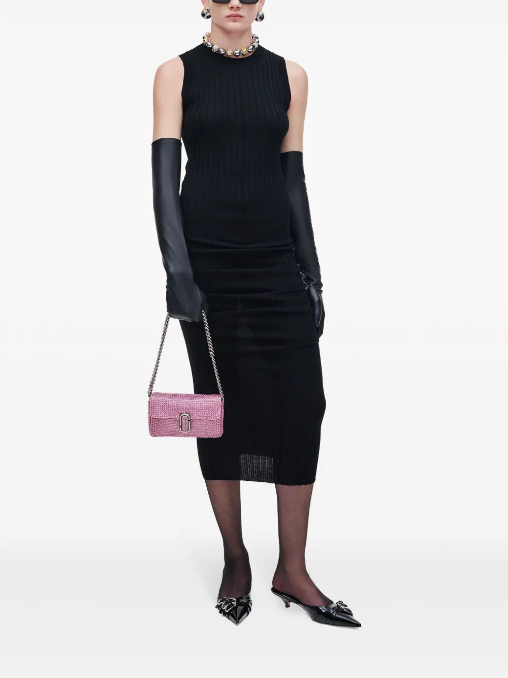 Marc Jacobs The Rhinestone J Marc Shoulder Bag