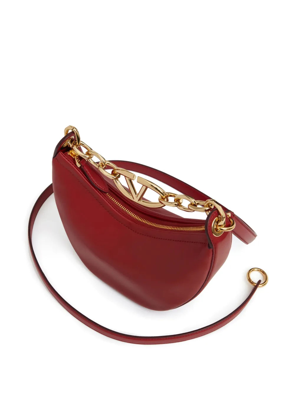 Valentino Garavani Mini Vlogo Moon Hobo Bag