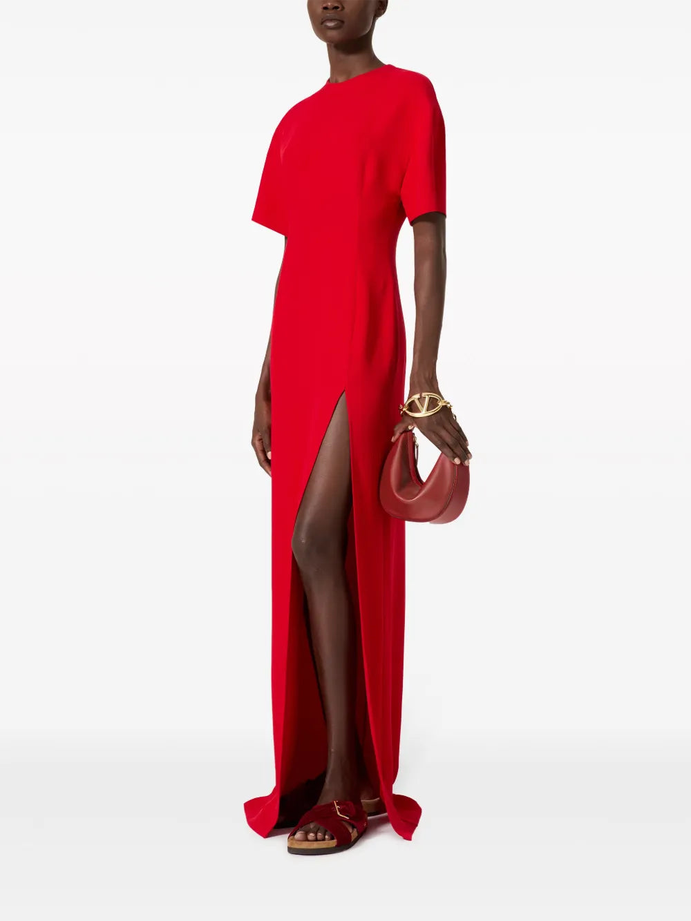 Valentino Garavani Mini Vlogo Moon Hobo Bag