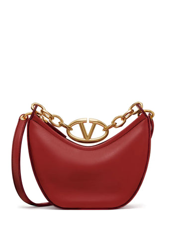 Valentino Garavani Mini Vlogo Moon Hobo Bag