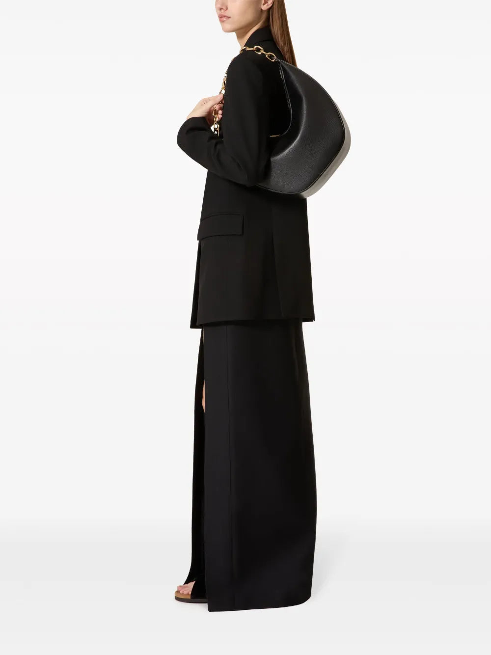Valentino Garavani Medium Vlogo Moon Shoulder Bag