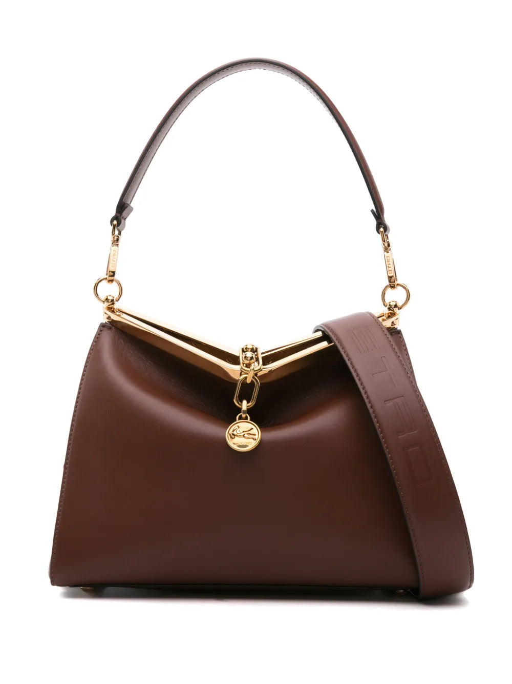 Etro Medium Vela Leather Shoulder Bag
