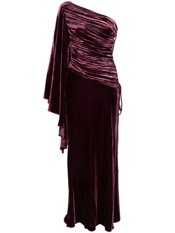 Maria Lucia Hohan Yolanda Velvet Maxi Dress