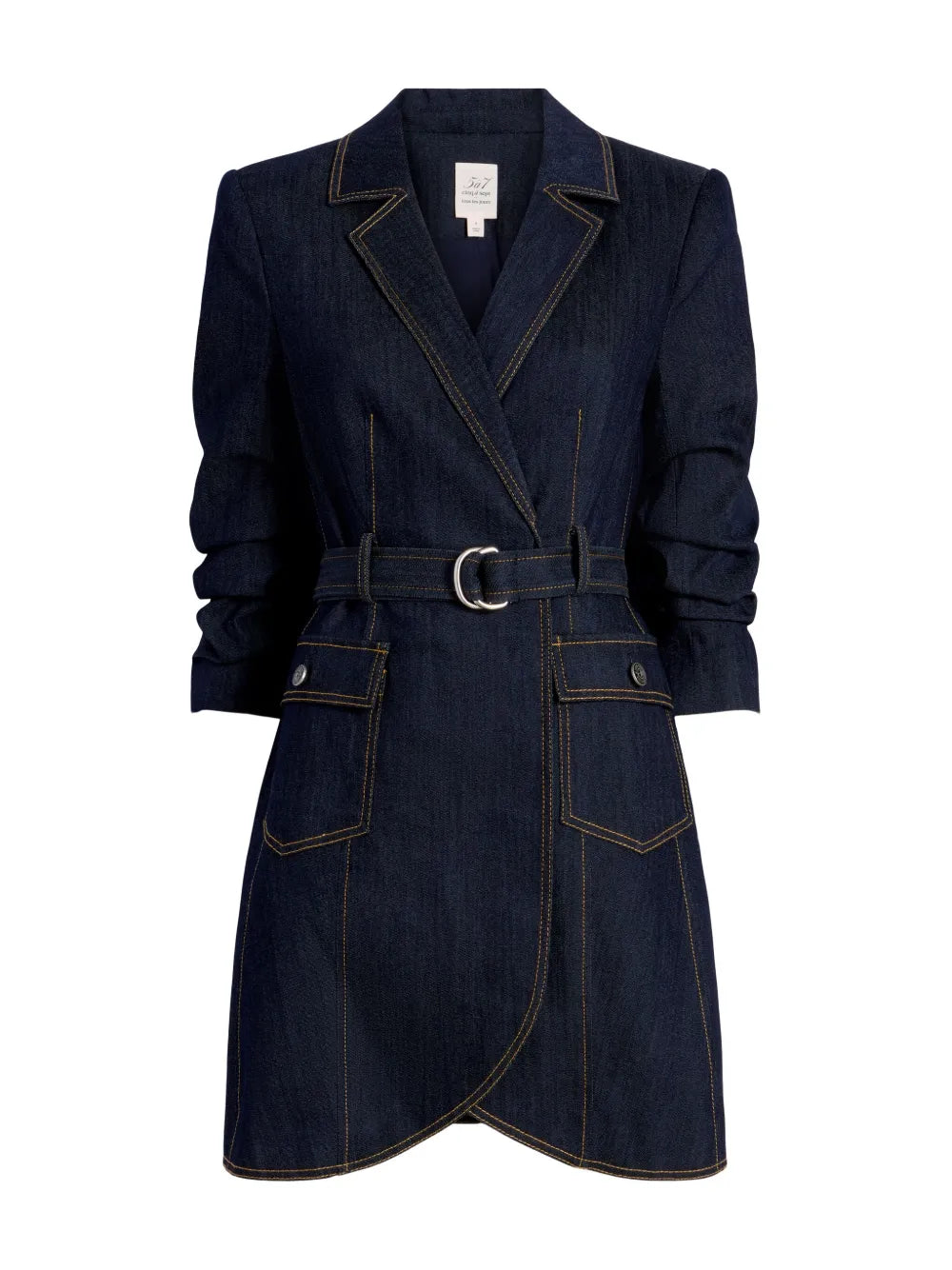 Cinq A Sept Jenessa Belted Denim Minidress