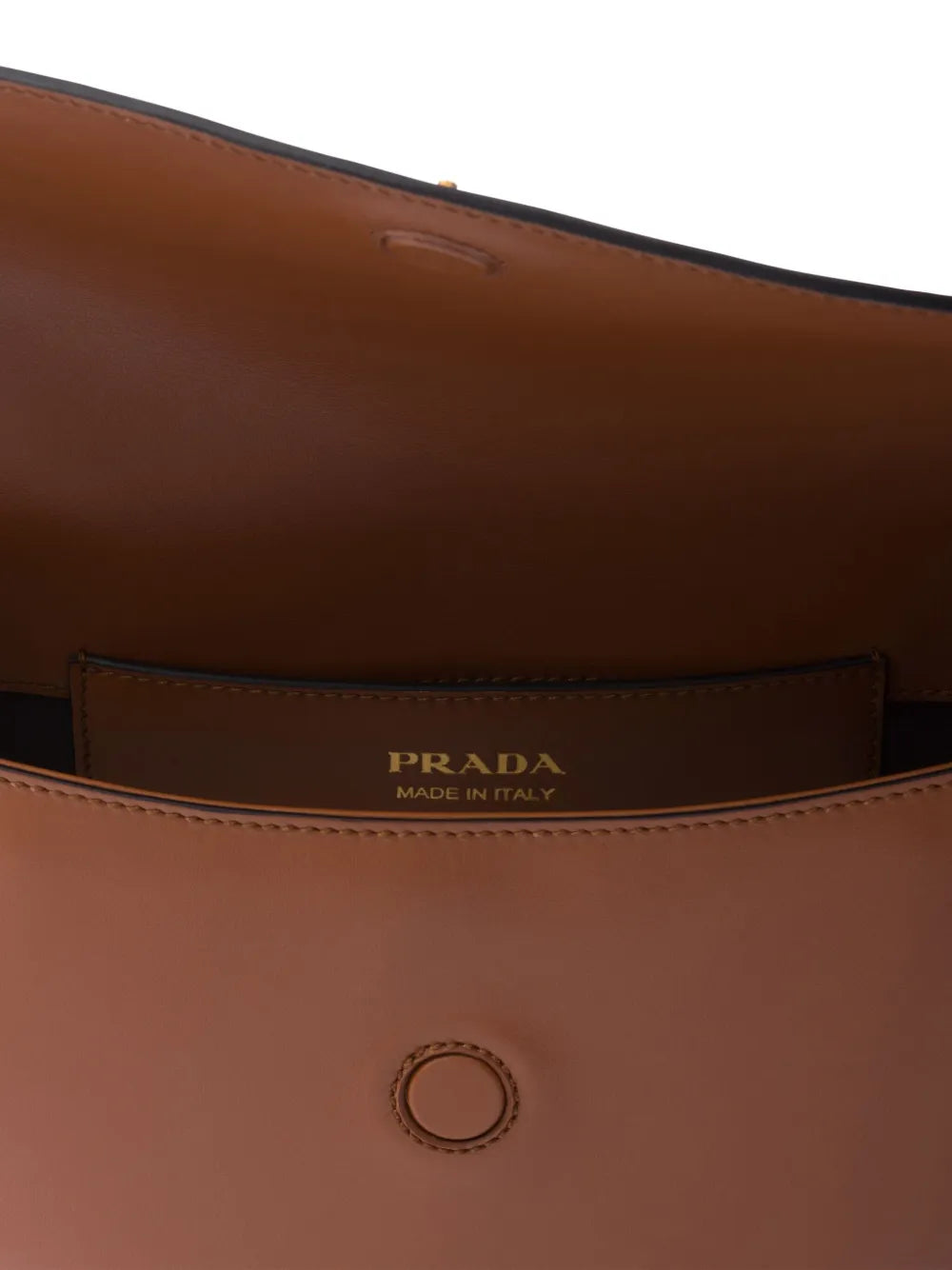 Prada Arque Leather Shoulder Bag