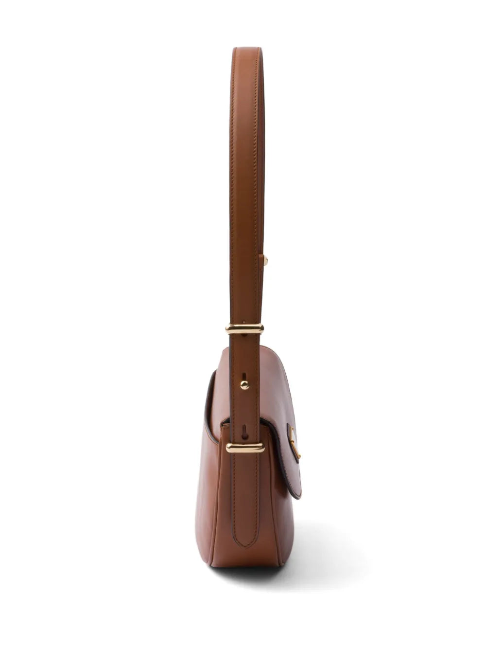 Prada Arque Leather Shoulder Bag