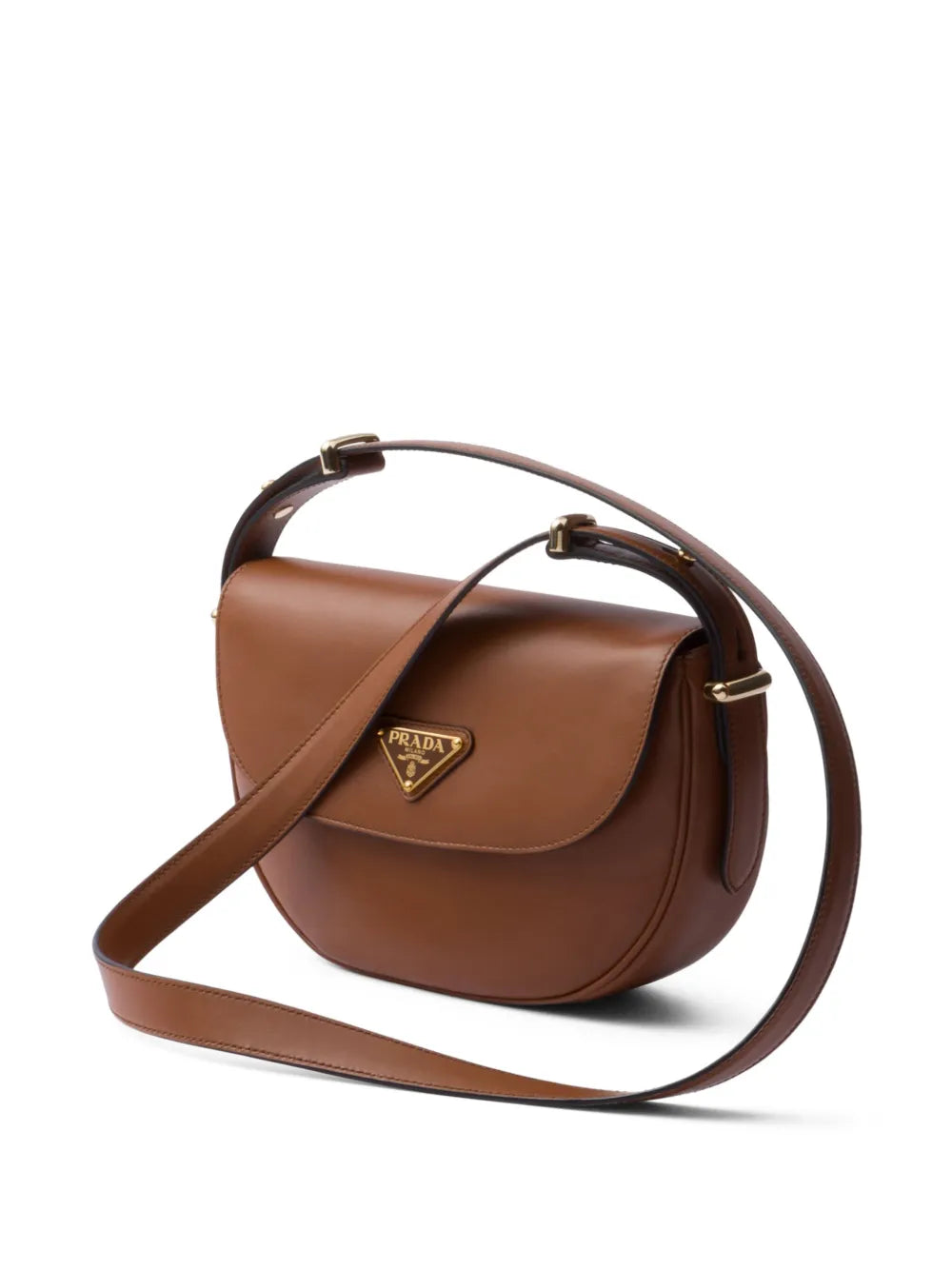 Prada Arque Leather Shoulder Bag