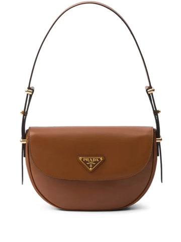 Prada Arque Leather Shoulder Bag