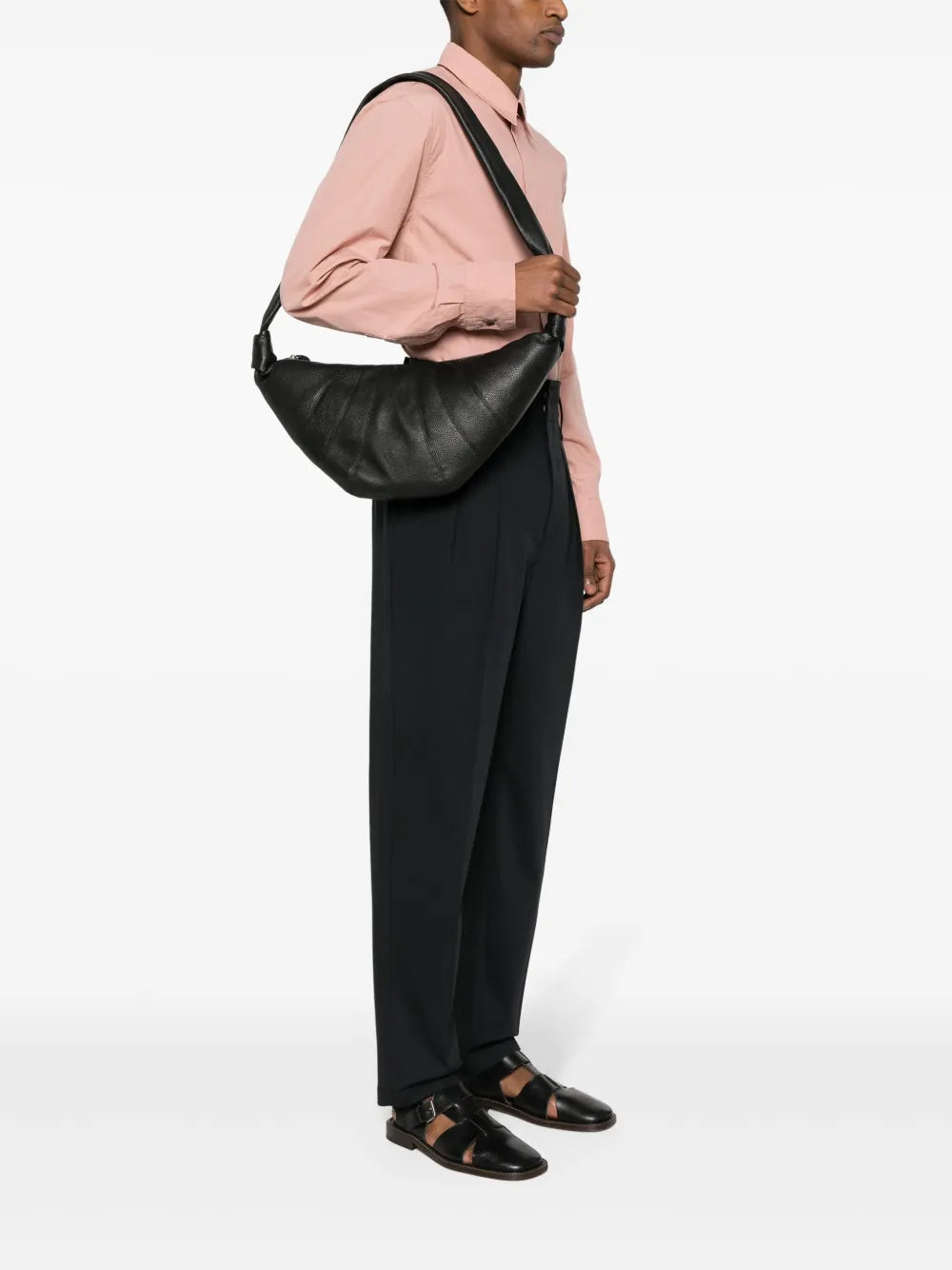 Lemaire Medium Croissant Leather Bag
