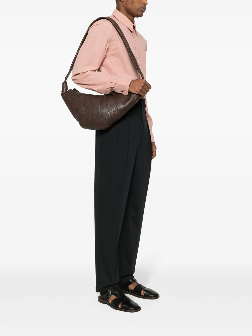 Lemaire Medium Croissant Leather Bag