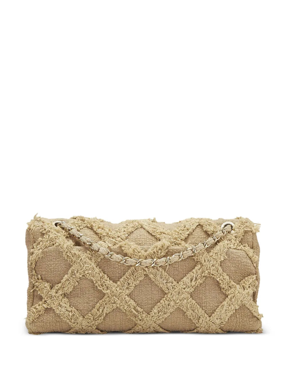 Chanel Pre Owned 2009 Large Crochet Flap Shoulder Bag