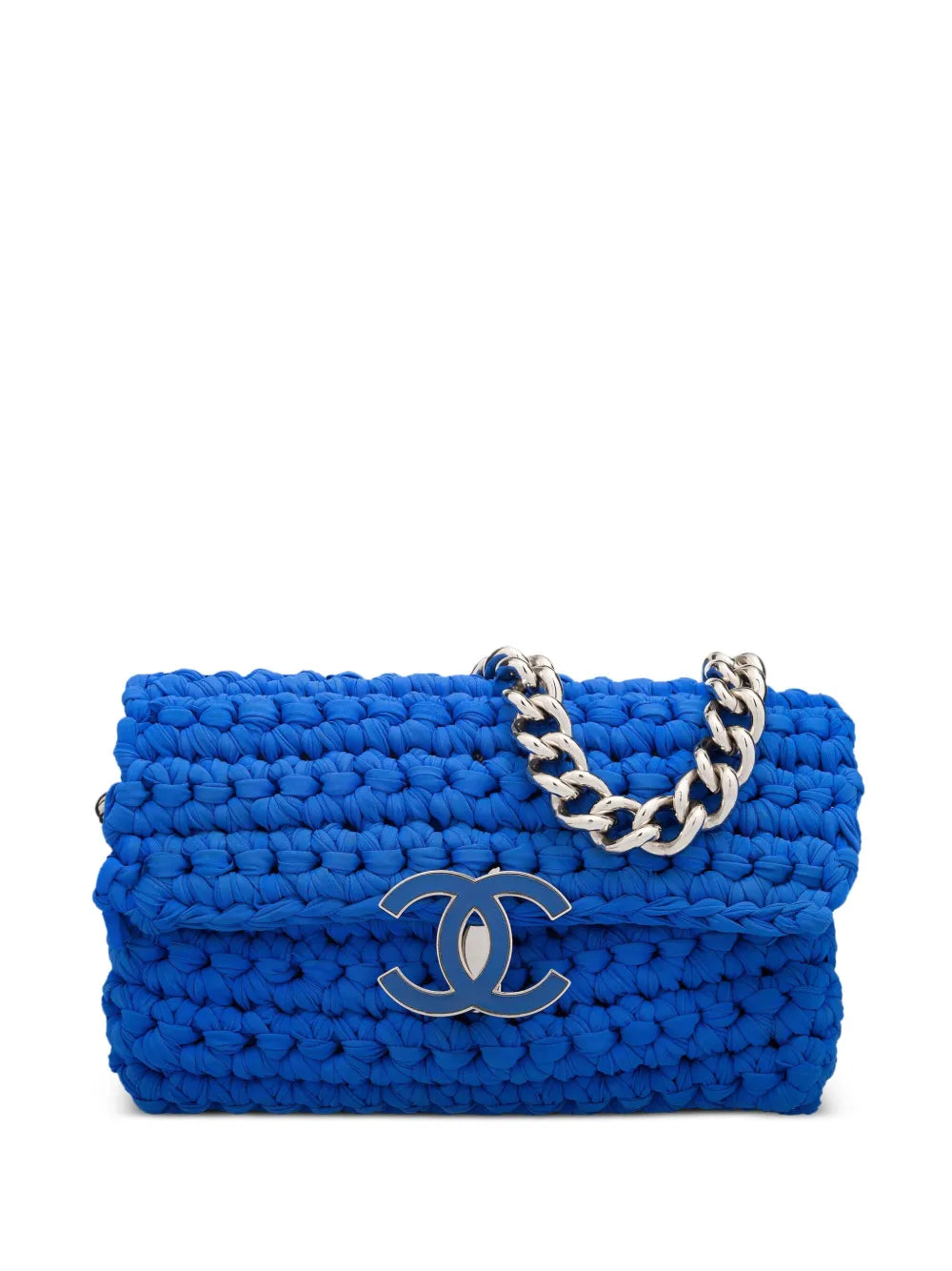 Chanel Pre Owned 2014 Classic Flap Crochet Shoulder Bag