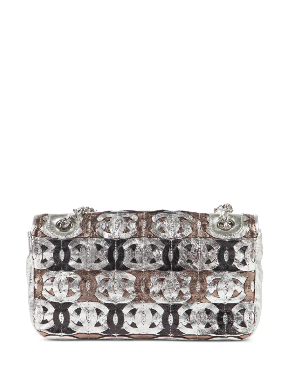 Chanel Pre Owned Classic Flap Metallic Shoulder Bag