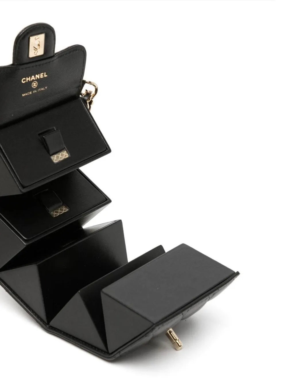 Chanel Pre Owned Mini Flap Accordion Jewellery Box