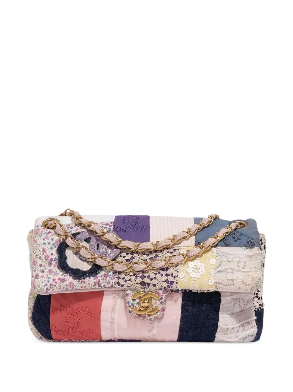 Chanel Pre Owned 2006 Small Patchwork Classic Flap Shoulder Bag