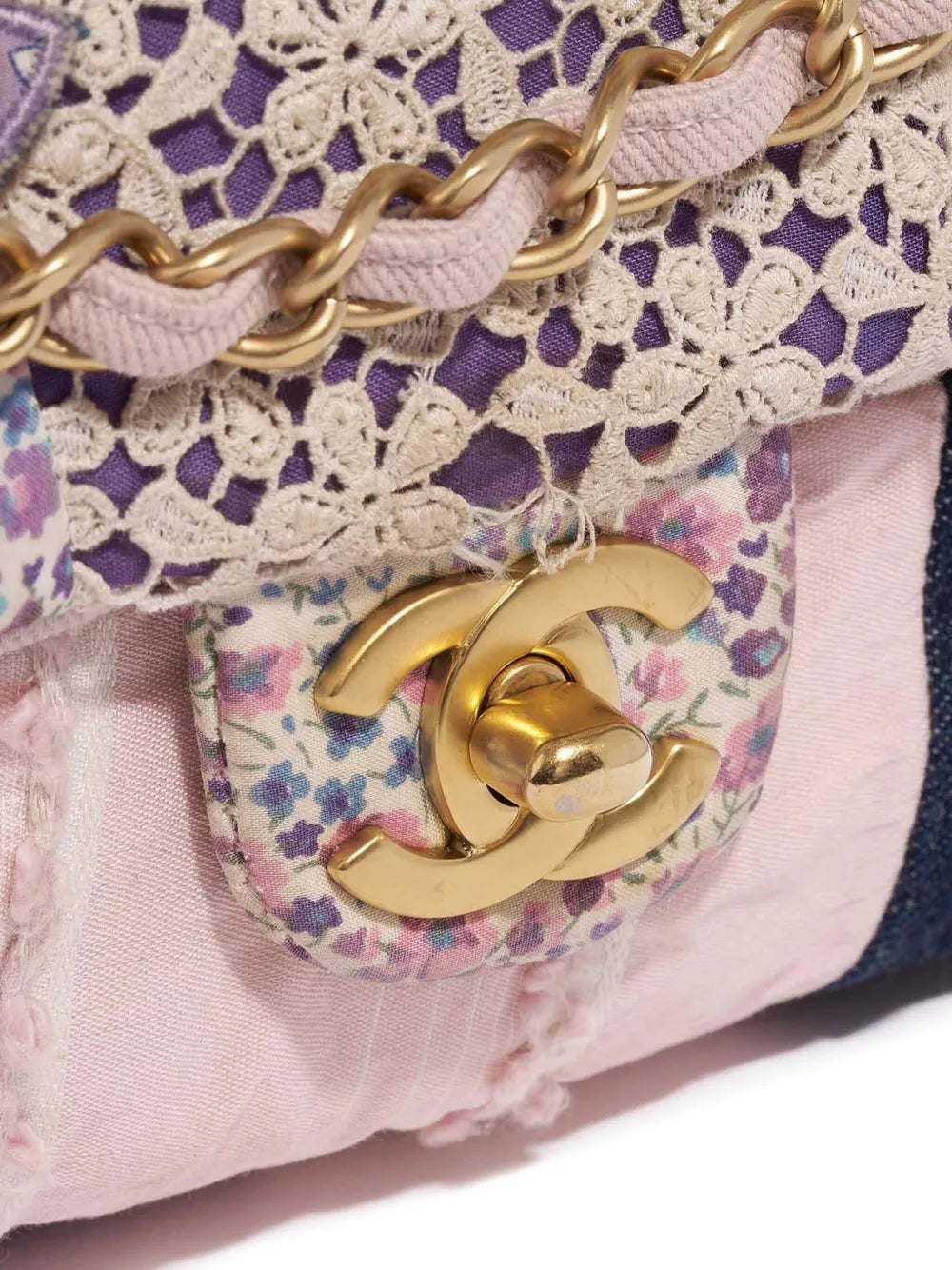 Chanel Pre Owned 2006 Small Patchwork Classic Flap Shoulder Bag