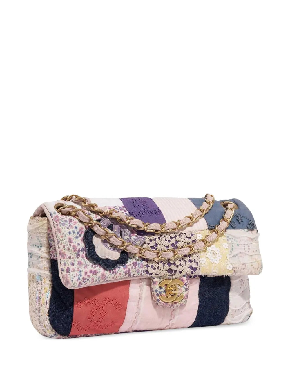 Chanel Pre Owned 2006 Small Patchwork Classic Flap Shoulder Bag