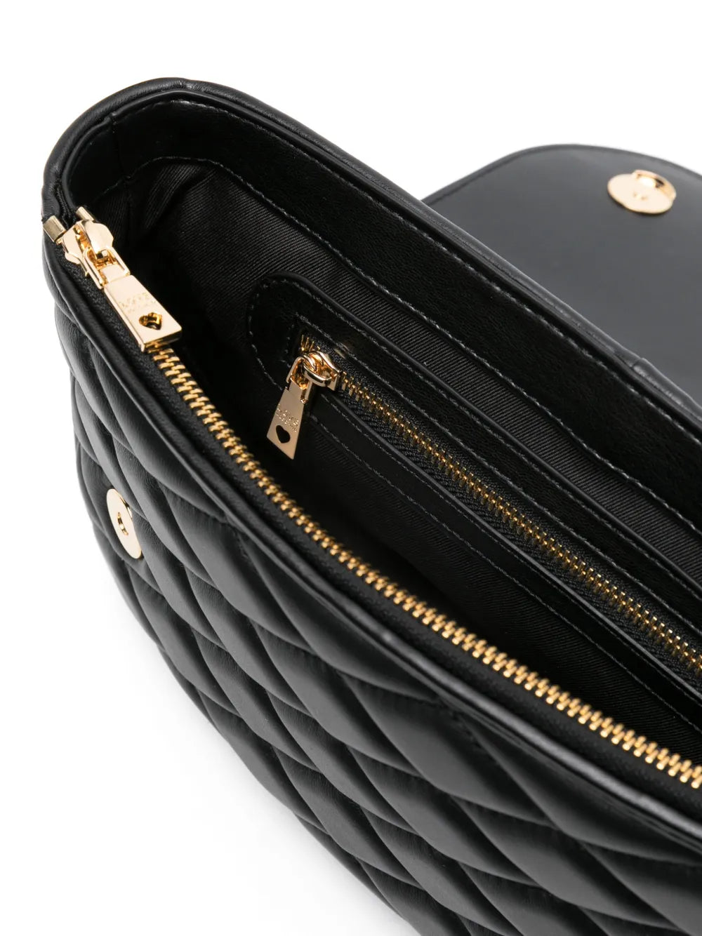 Love Moschino Logo Lettering Matelasse Shoulder Bag