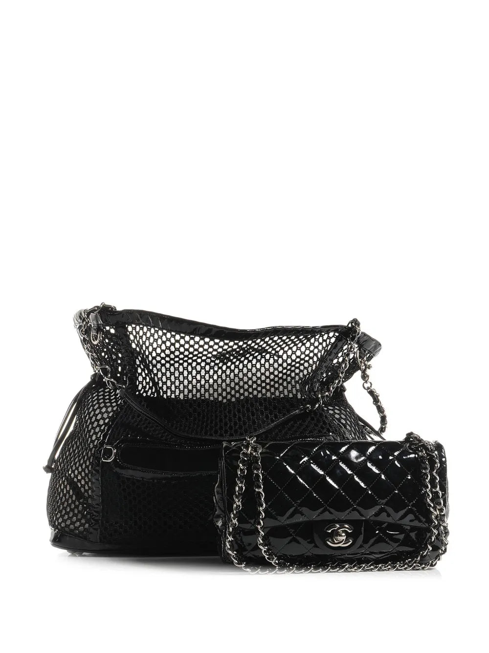 Chanel Pre Owned 2011 Classic Flap Mesh Shoulder Bag