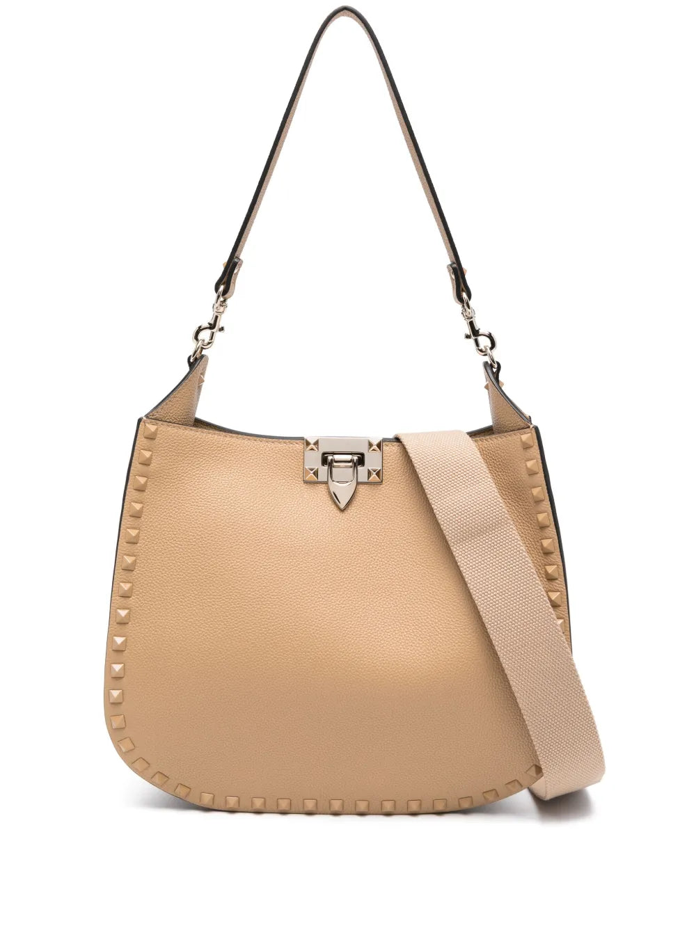 Valentino Garavani Rockstud Embellished Leather Shoulder Bag