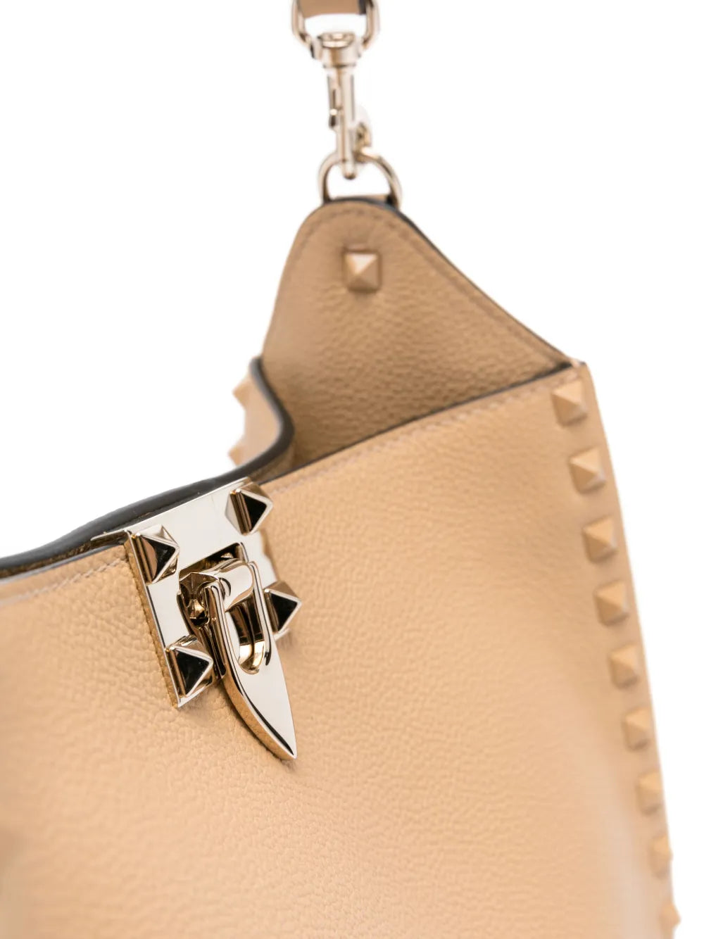 Valentino Garavani Rockstud Embellished Leather Shoulder Bag