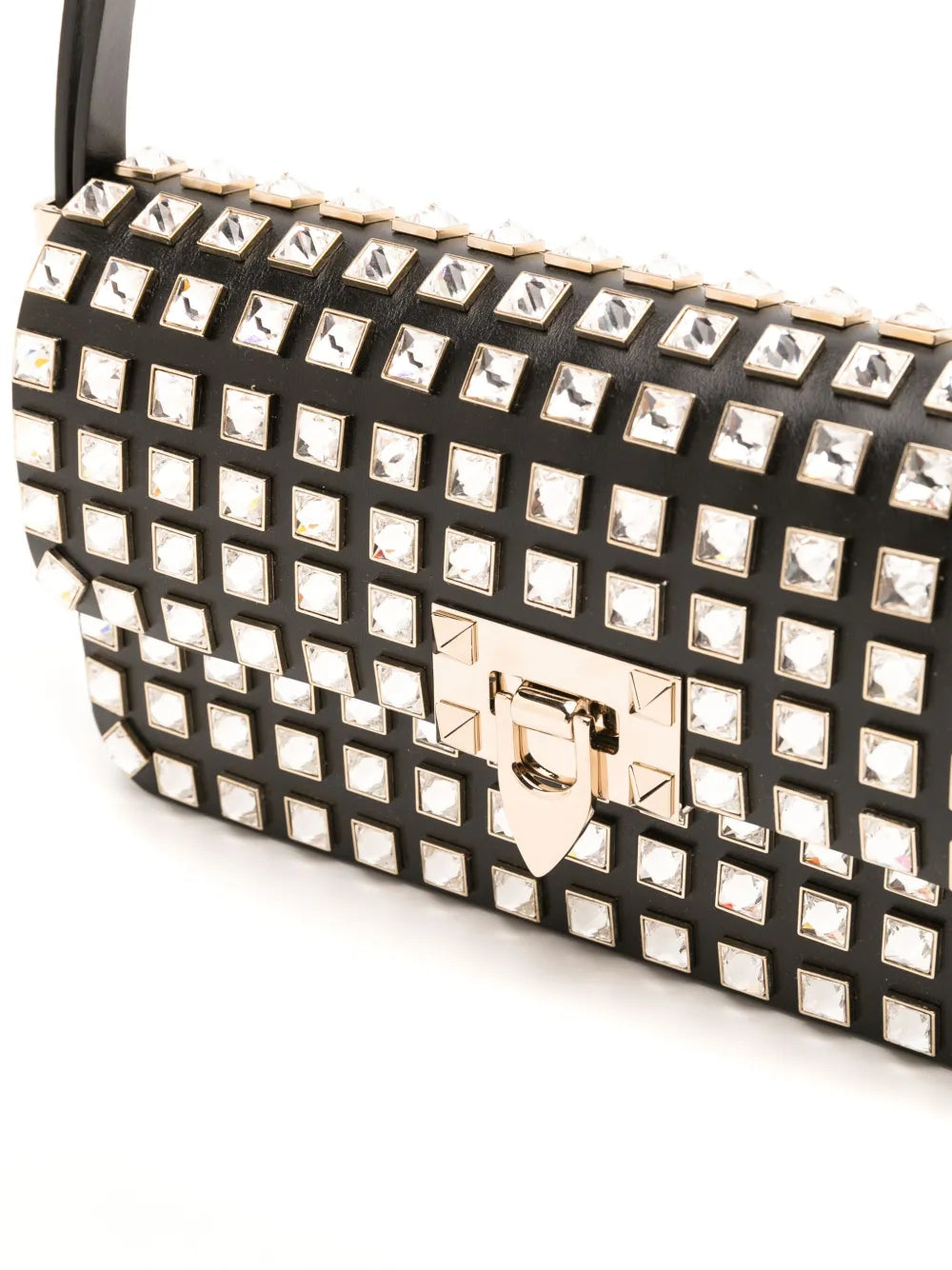 Valentino Garavani Rockstud Ew Leather Shoulder Bag