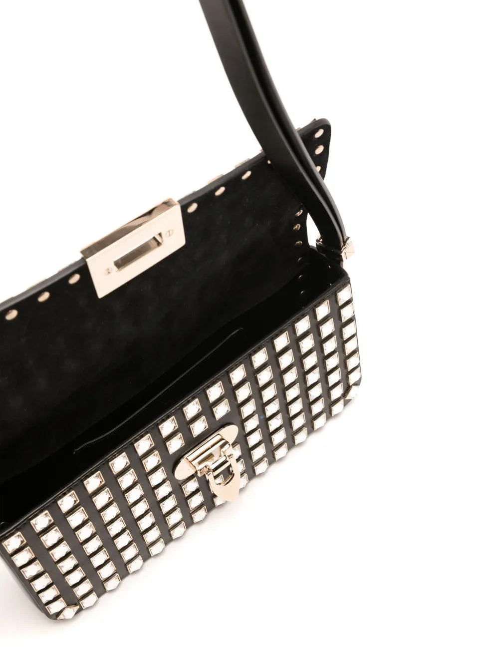 Valentino Garavani Rockstud Ew Leather Shoulder Bag