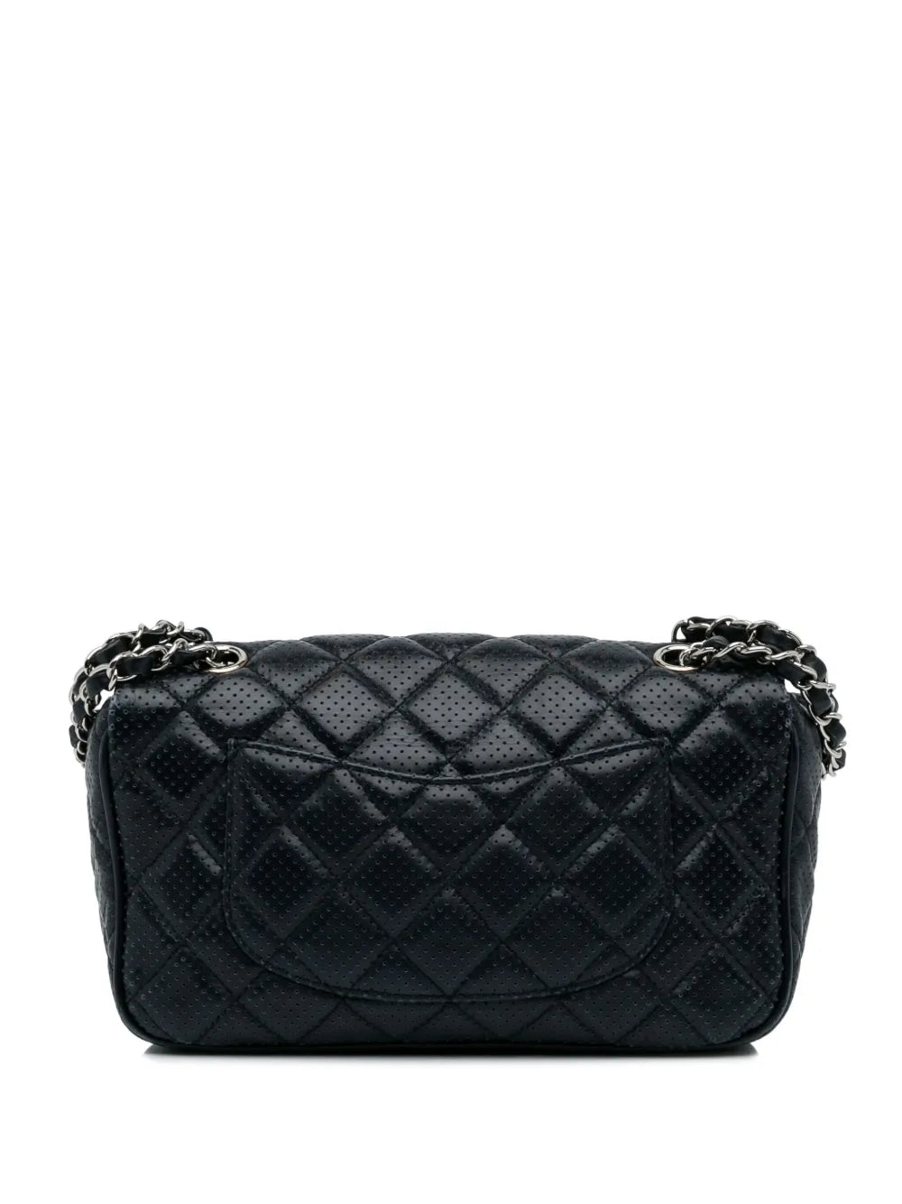 Chanel Pre Owned 2014 Mini Classic Flap Perforated Bag