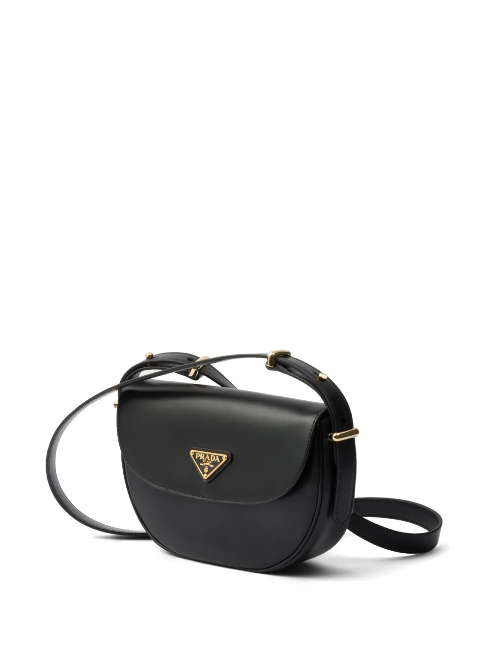 Prada Arque Leather Shoulder Bag
