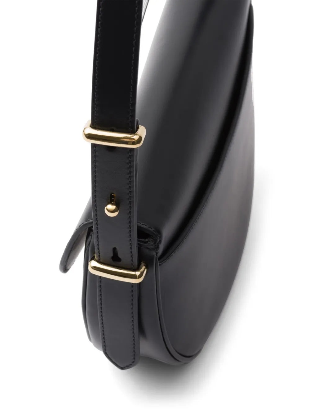 Prada Arque Leather Shoulder Bag