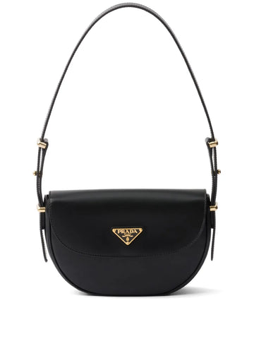 Prada Arque Leather Shoulder Bag
